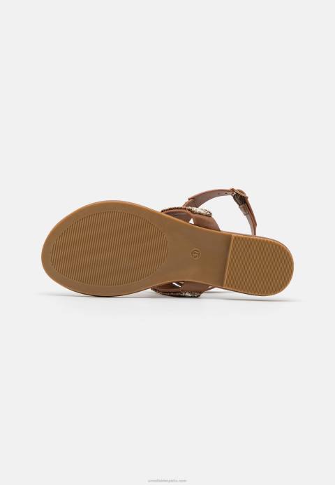 mujer sandalias con barra en T beige Anna Field 84Z81540