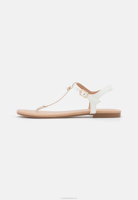 mujer sandalias con barra en T blancas Anna Field 84Z81505