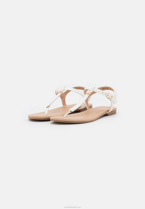 mujer sandalias con barra en T blancas Anna Field 84Z81505