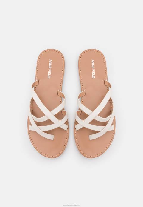mujer sandalias con barra en T blancas Anna Field 84Z81544