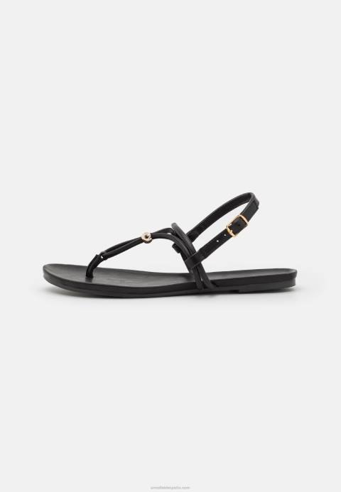 mujer sandalias con barra en T negras Anna Field 84Z81538