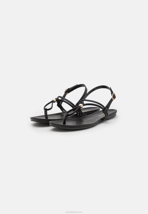 mujer sandalias con barra en T negras Anna Field 84Z81538