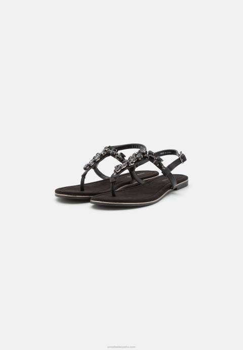 mujer sandalias con barra en T negras Anna Field 84Z81541