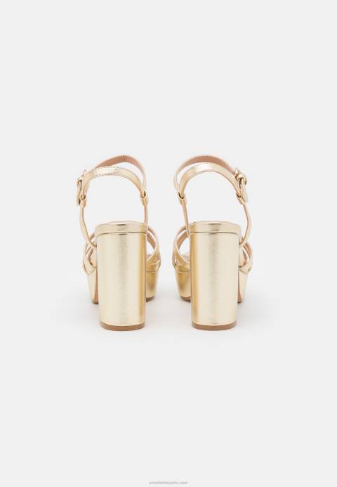 mujer sandalias con plataforma doradas Anna Field 84Z81588