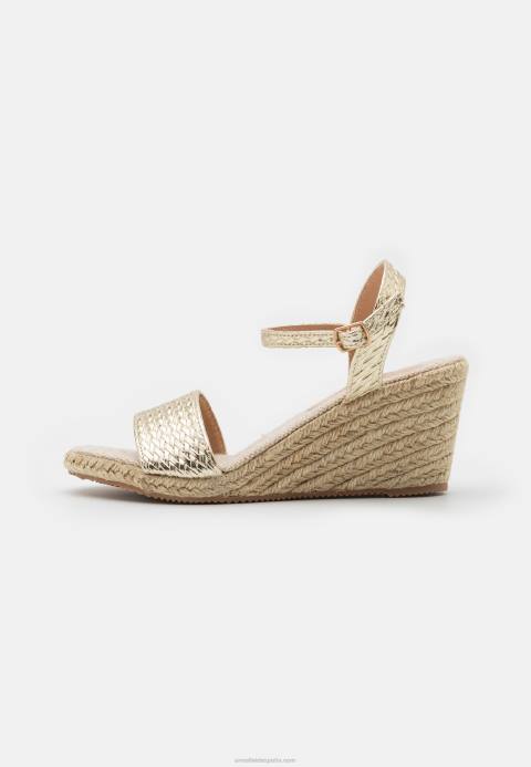 mujer sandalias cuña oro Anna Field 84Z81475