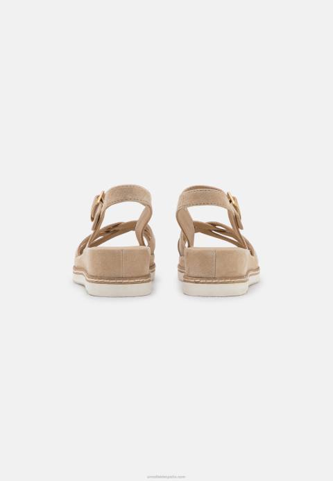 mujer sandalias cuña piel beige Anna Field 84Z81485