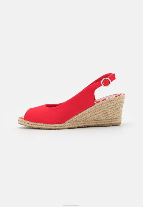 mujer sandalias cuña rojas Anna Field 84Z81490
