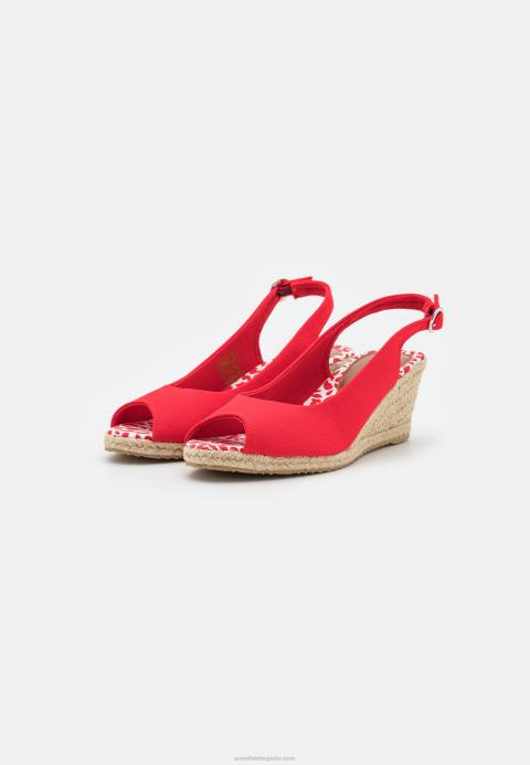 mujer sandalias cuña rojas Anna Field 84Z81490