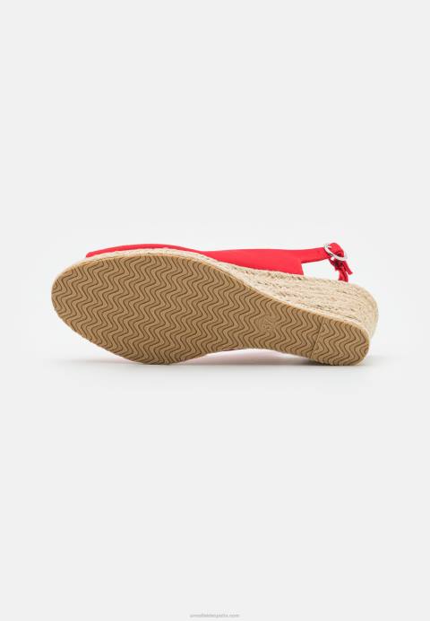 mujer sandalias cuña rojas Anna Field 84Z81490