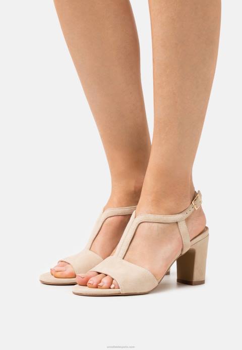 mujer sandalias de cuero beige Anna Field 84Z81335