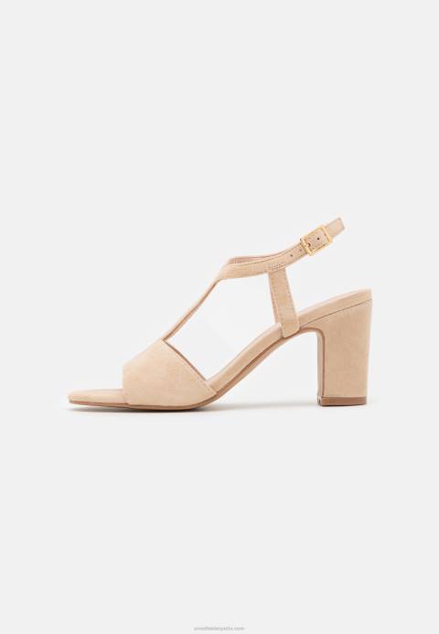 mujer sandalias de cuero beige Anna Field 84Z81335