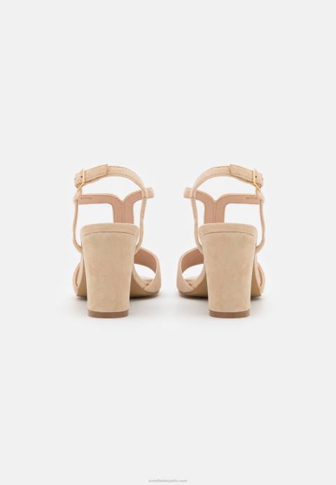 mujer sandalias de cuero beige Anna Field 84Z81335