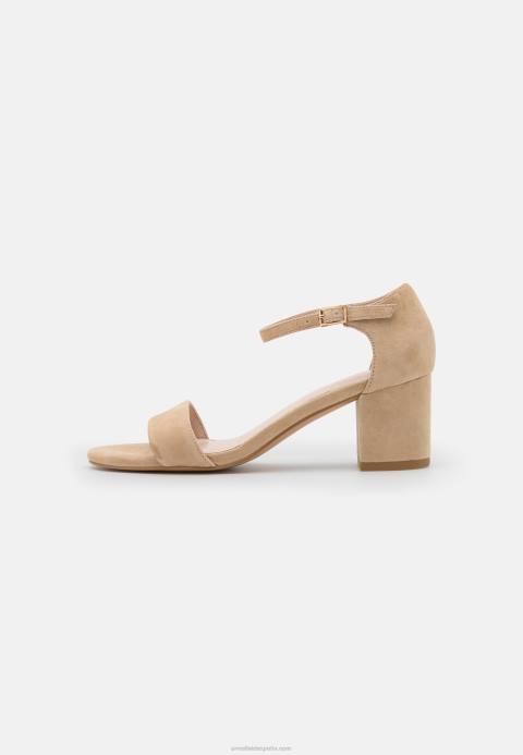 mujer sandalias de cuero beige Anna Field 84Z81355