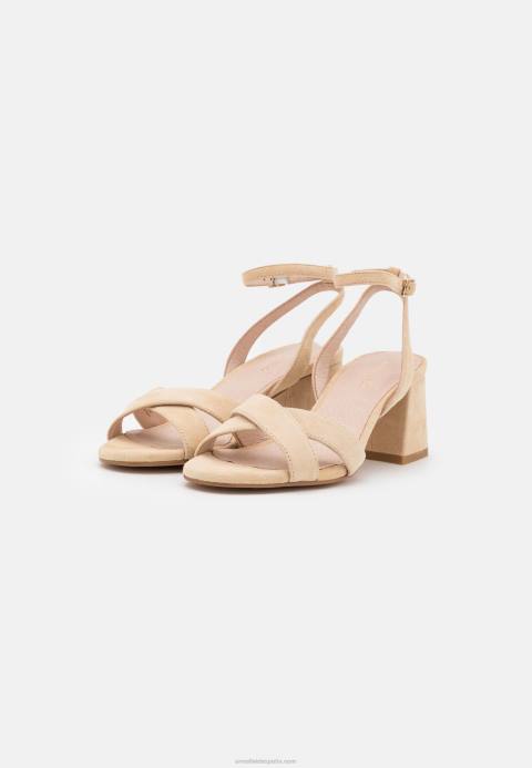 mujer sandalias de cuero beige Anna Field 84Z81359