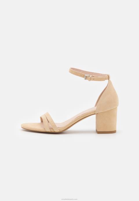 mujer sandalias de cuero beige Anna Field 84Z81366