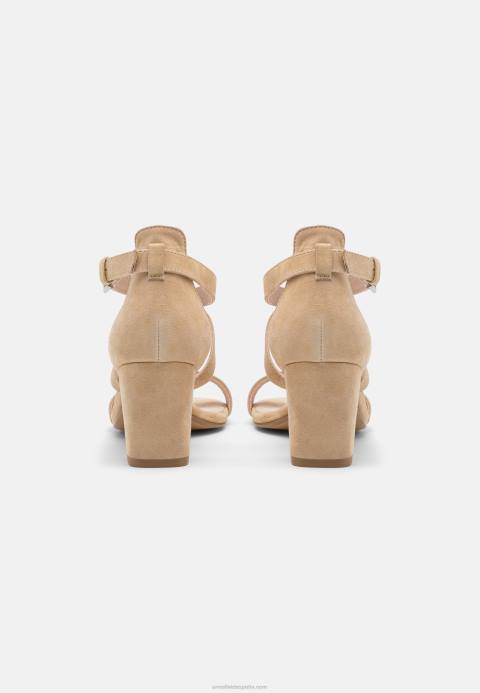 mujer sandalias de cuero beige Anna Field 84Z81433