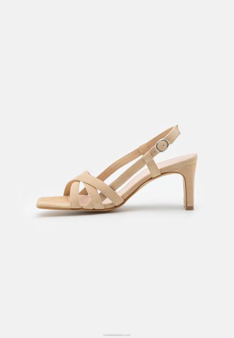 mujer sandalias de cuero beige Anna Field 84Z81446