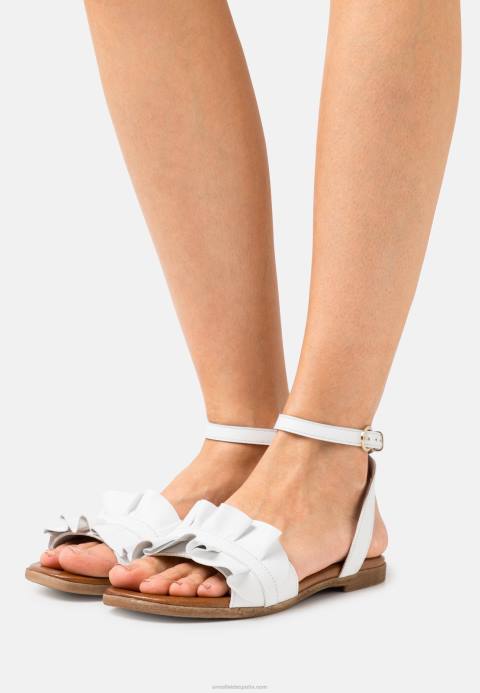 mujer sandalias de cuero blanco Anna Field 84Z81262