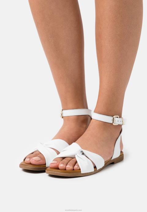 mujer sandalias de cuero blanco Anna Field 84Z81293