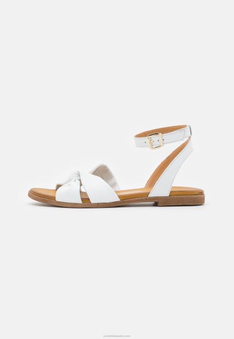 mujer sandalias de cuero blanco Anna Field 84Z81293