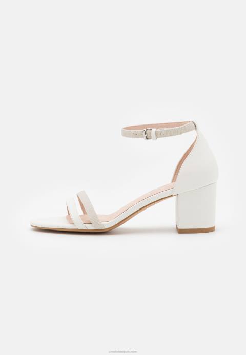 mujer sandalias de cuero blanco Anna Field 84Z81431