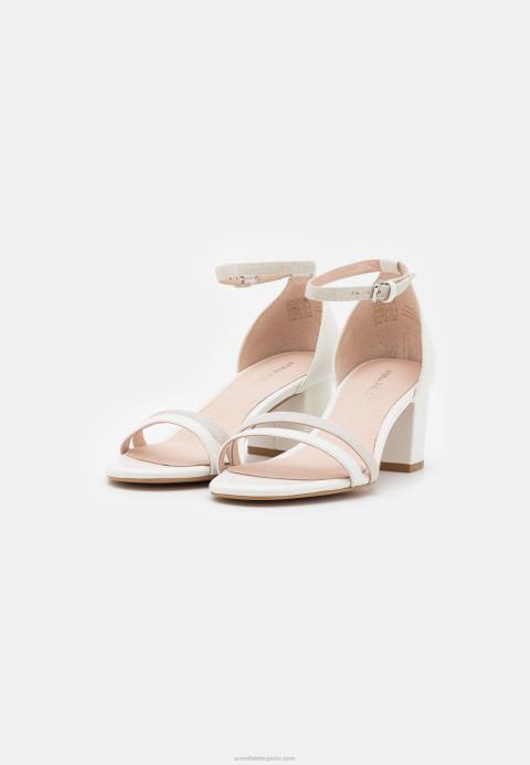 mujer sandalias de cuero blanco Anna Field 84Z81431