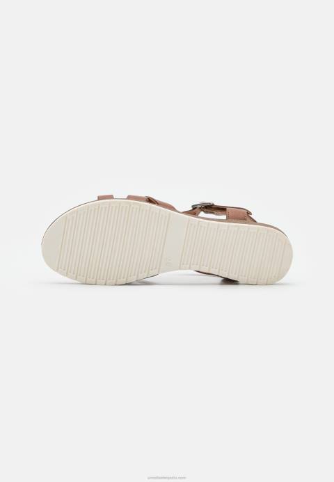 mujer sandalias de cuero coñac Anna Field 84Z81284