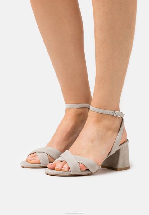 mujer sandalias de cuero gris Anna Field 84Z81393
