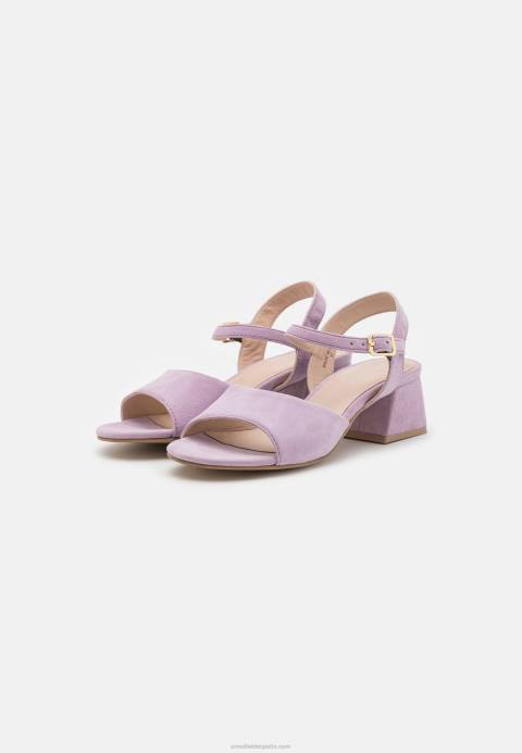 mujer sandalias de cuero lila Anna Field 84Z81329