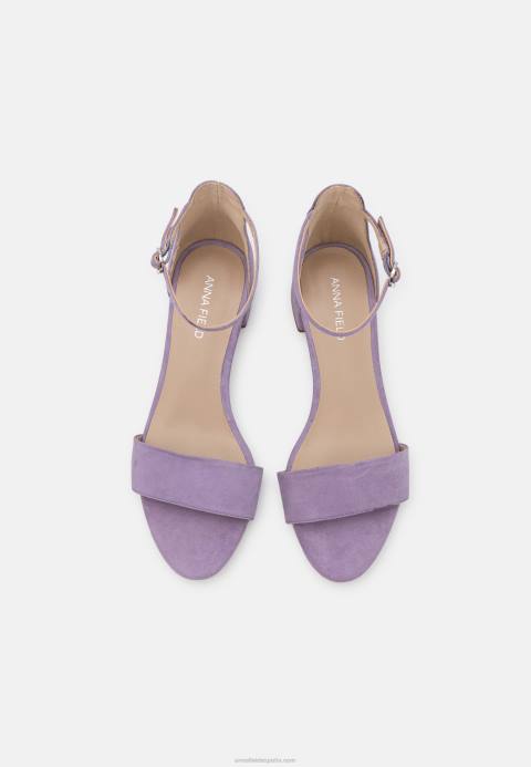 mujer sandalias de cuero lila Anna Field 84Z81421