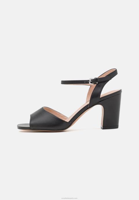 mujer sandalias de cuero negro Anna Field 84Z81369