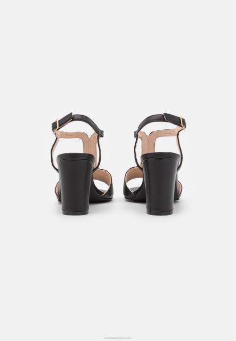 mujer sandalias de cuero negro Anna Field 84Z81417
