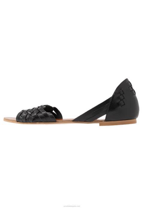 mujer sandalias de cuero negro Anna Field 84Z81420