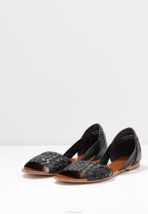 mujer sandalias de cuero negro Anna Field 84Z81420