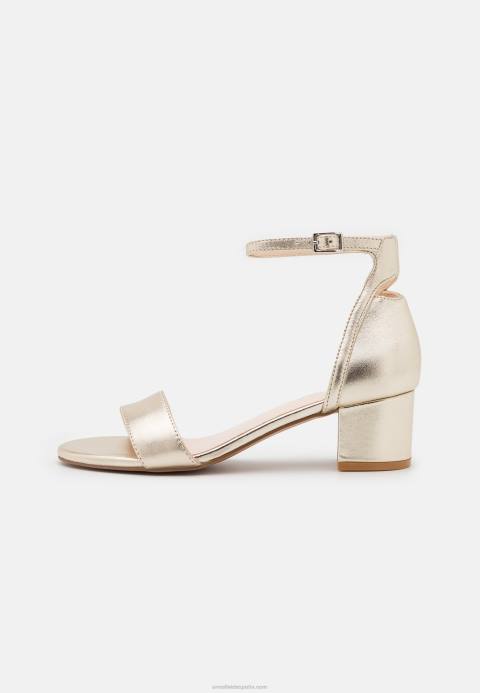 mujer sandalias de cuero oro Anna Field 84Z81318