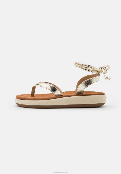 mujer sandalias de cuero oro Anna Field 84Z81390