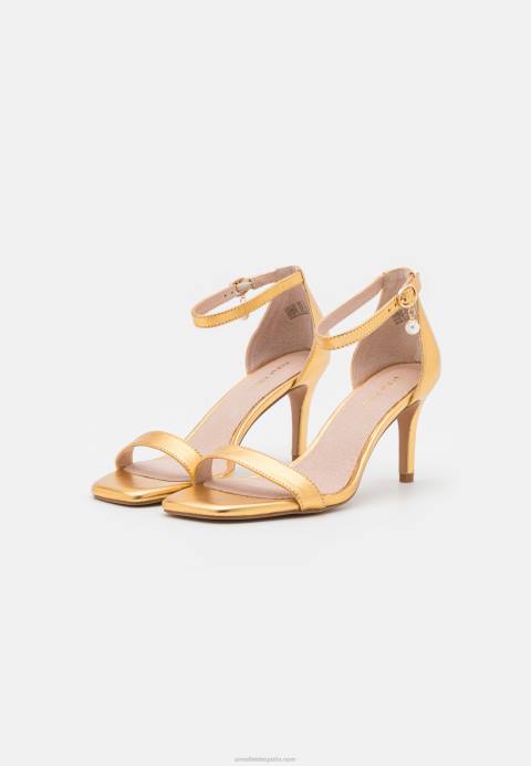 mujer sandalias de cuero oro Anna Field 84Z81409