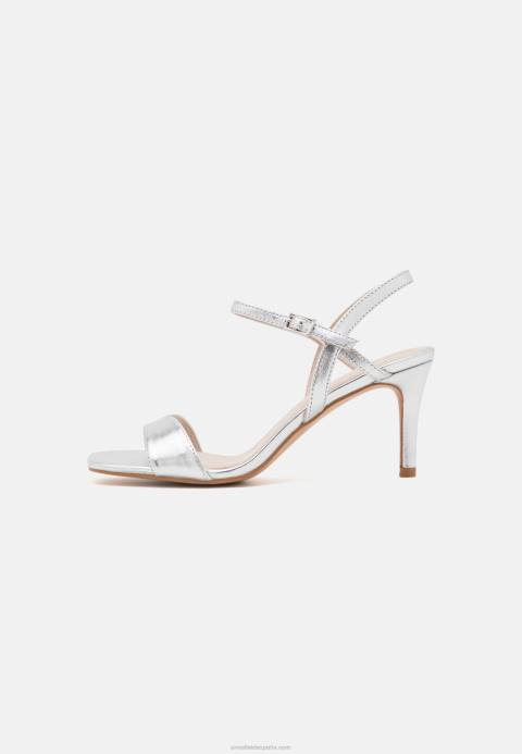 mujer sandalias de cuero plata Anna Field 84Z81270