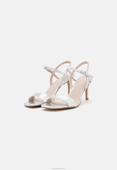 mujer sandalias de cuero plata Anna Field 84Z81270