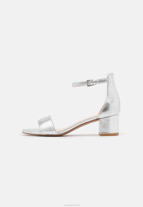 mujer sandalias de cuero plata Anna Field 84Z81381