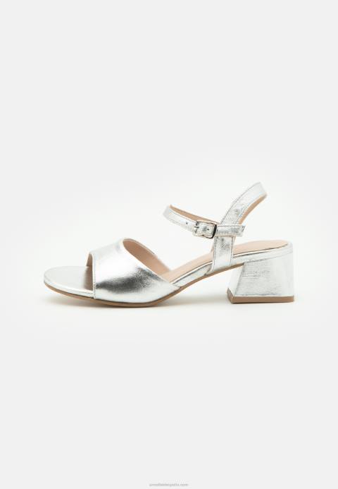 mujer sandalias de cuero plata Anna Field 84Z81388