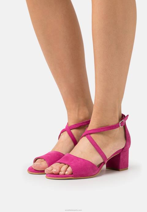 mujer sandalias de cuero rosa Anna Field 84Z81408