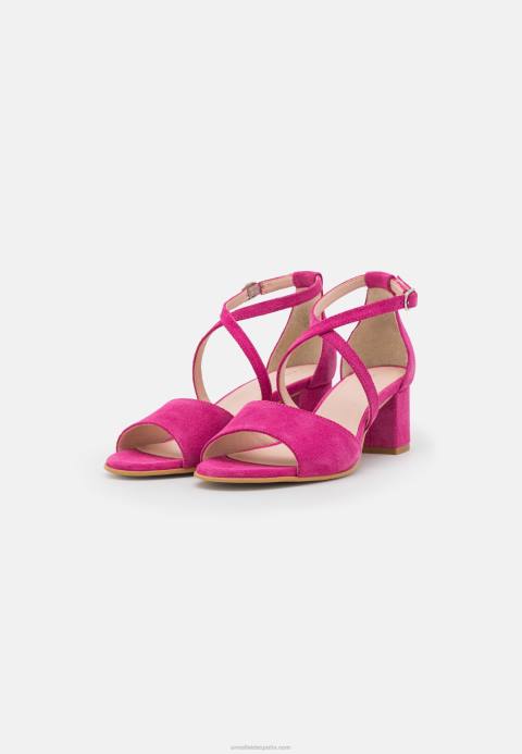 mujer sandalias de cuero rosa Anna Field 84Z81408