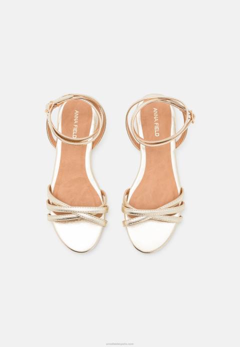 mujer sandalias de oro Anna Field 84Z81247
