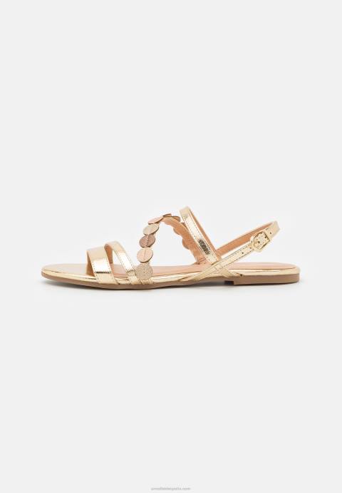 mujer sandalias de oro Anna Field 84Z81260
