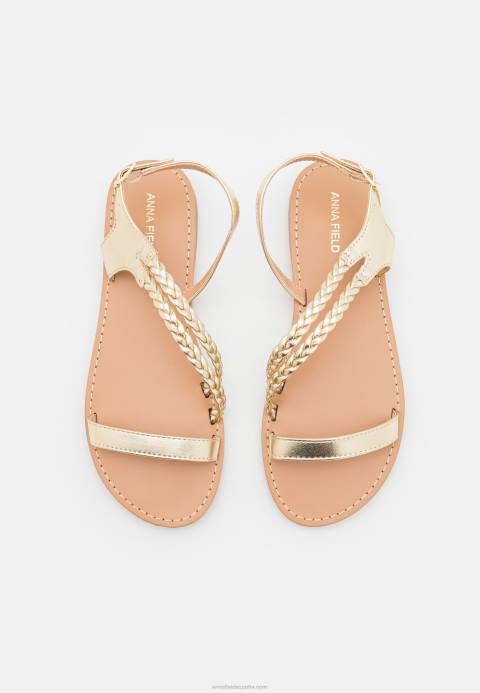 mujer sandalias de oro Anna Field 84Z81391