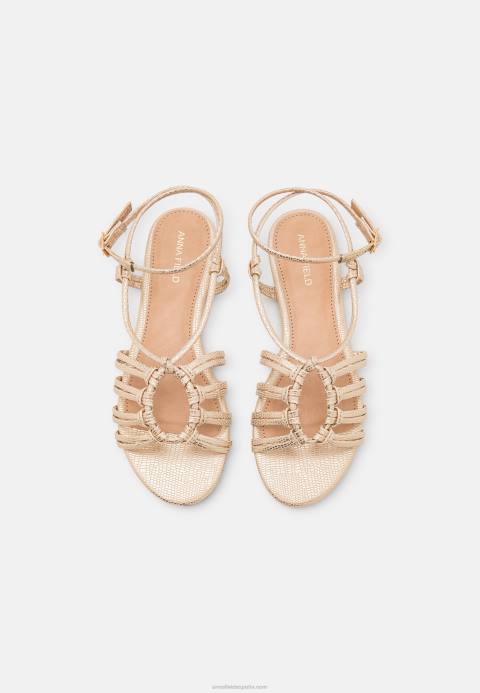 mujer sandalias de oro Anna Field 84Z81436