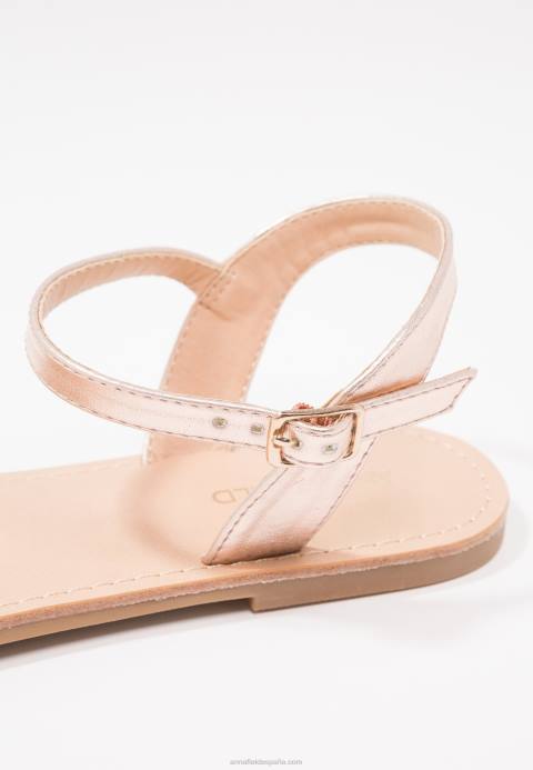 mujer sandalias de oro rosa Anna Field 84Z81257