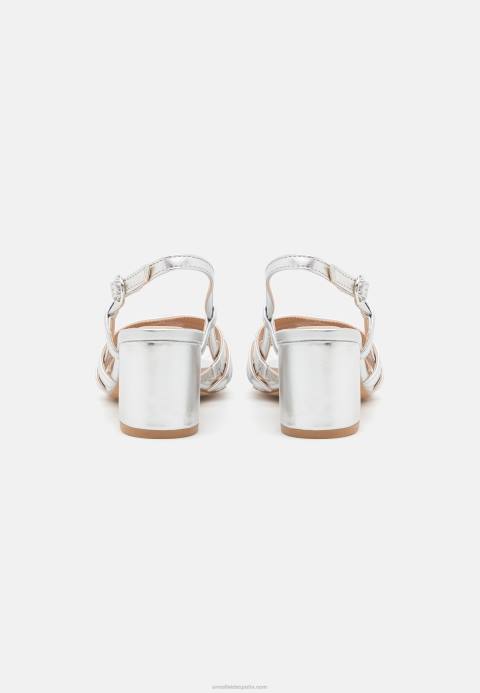 mujer sandalias de plata Anna Field 84Z81304