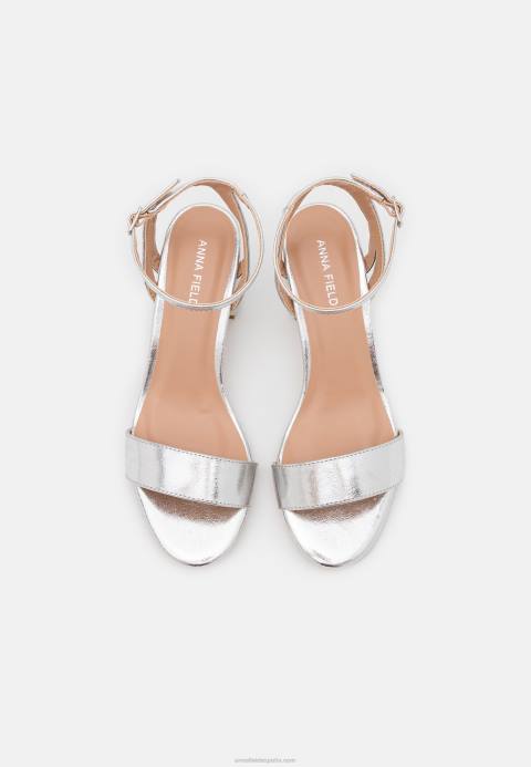 mujer sandalias de plata Anna Field 84Z81364